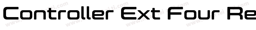 Controller Ext Four Regular字体转换
